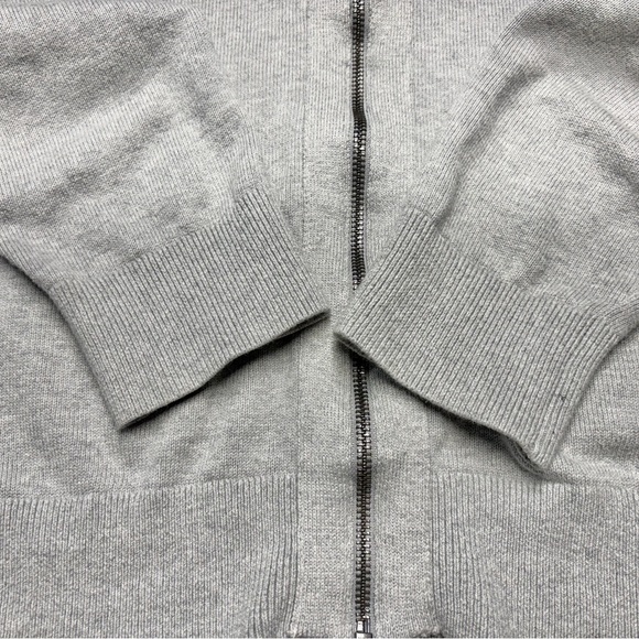 Tommy Hilfiger Light Gray Zip-Up Sweater - Picture 3 of 8